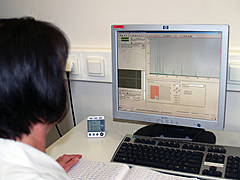 A researcher analyze an Epitope mapping